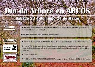 Fechas, información, programa, cartel, imágenes, mapa y ubicación de Día da Árbore de Arcos  en  Ponteareas