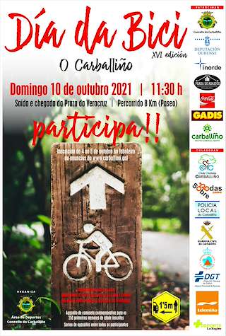 Fechas, información, programa, cartel, imágenes, mapa y ubicación de XVIII Día da Bici  en  O Carballiño