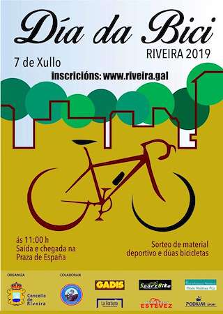 Fechas, información, programa, cartel, imágenes, mapa y ubicación de Día da Bicicleta  en  Ribeira