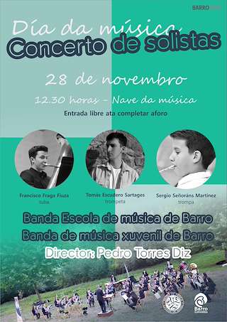 Fechas, información, programa, cartel, imágenes, mapa y ubicación de Día da Música   en  Barro