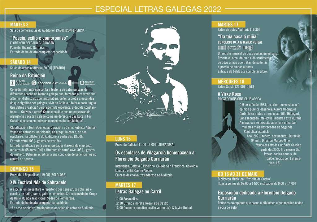 Día das Letras Galegas (2025) en Vilagarcía de Arousa
