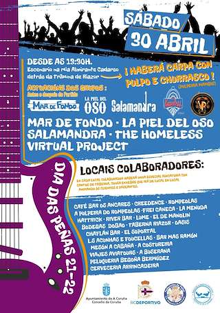 Fechas, información, programa, cartel, imágenes, mapa y ubicación de Día das Peñas  en  A Coruña