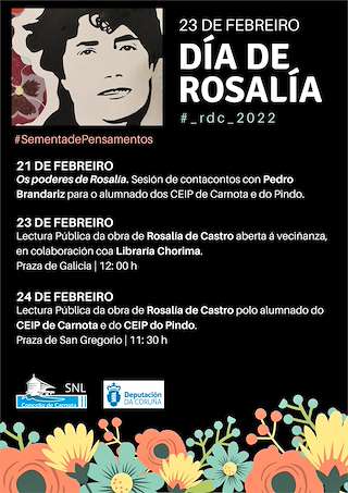 Fechas, información, programa, cartel, imágenes, mapa y ubicación de Día de Rosalía  en  Carnota