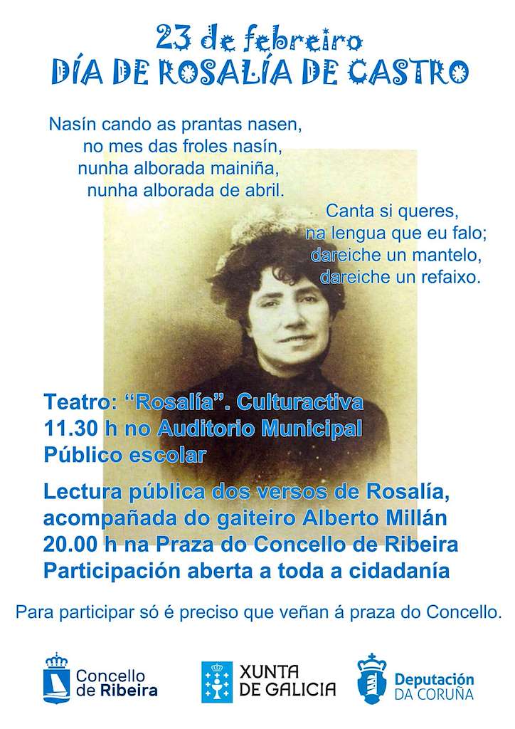 Día de Rosalía en Ribeira