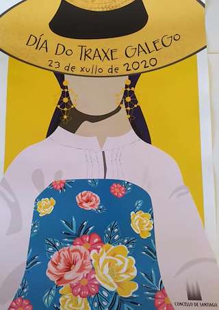 Fechas, información, programa, cartel, imágenes, mapa y ubicación de Día do Traxe Galego  en  Santiago de Compostela