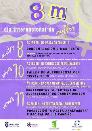 Fechas, información, programa, cartel, imágenes, mapa y ubicación de Día Internacional da Muller  en  Brión