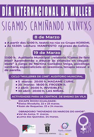 Fechas, información, programa, cartel, imágenes, mapa y ubicación de Día Internacional da Muller  en  Chantada