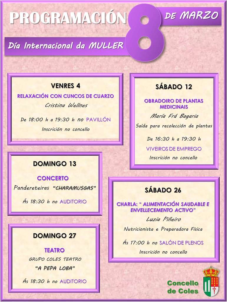 Día Internacional da Muller en Coles