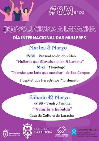 Fechas, información, programa, cartel, imágenes, mapa y ubicación de Día Internacional da Muller  en  Laracha