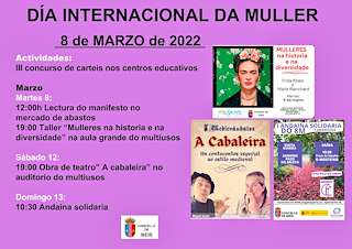 Fechas, información, programa, cartel, imágenes, mapa y ubicación de Día Internacional da Muller  en  Meis