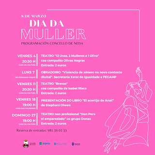 Fechas, información, programa, cartel, imágenes, mapa y ubicación de Día Internacional da Muller   en  Neda