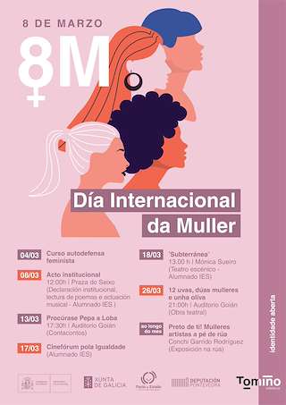 Fechas, información, programa, cartel, imágenes, mapa y ubicación de Día Internacional da Muller  en  Tomiño