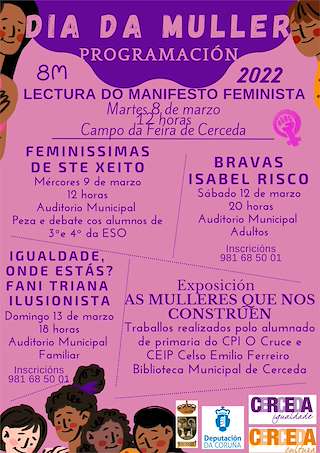 Fechas, información, programa, cartel, imágenes, mapa y ubicación de Día Internacional de Muller  en  Cerceda
