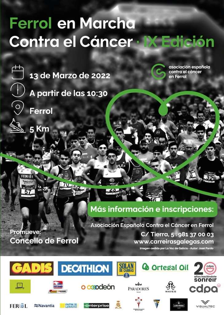 En Marcha Contra o Cáncer (2024) en Ferrol