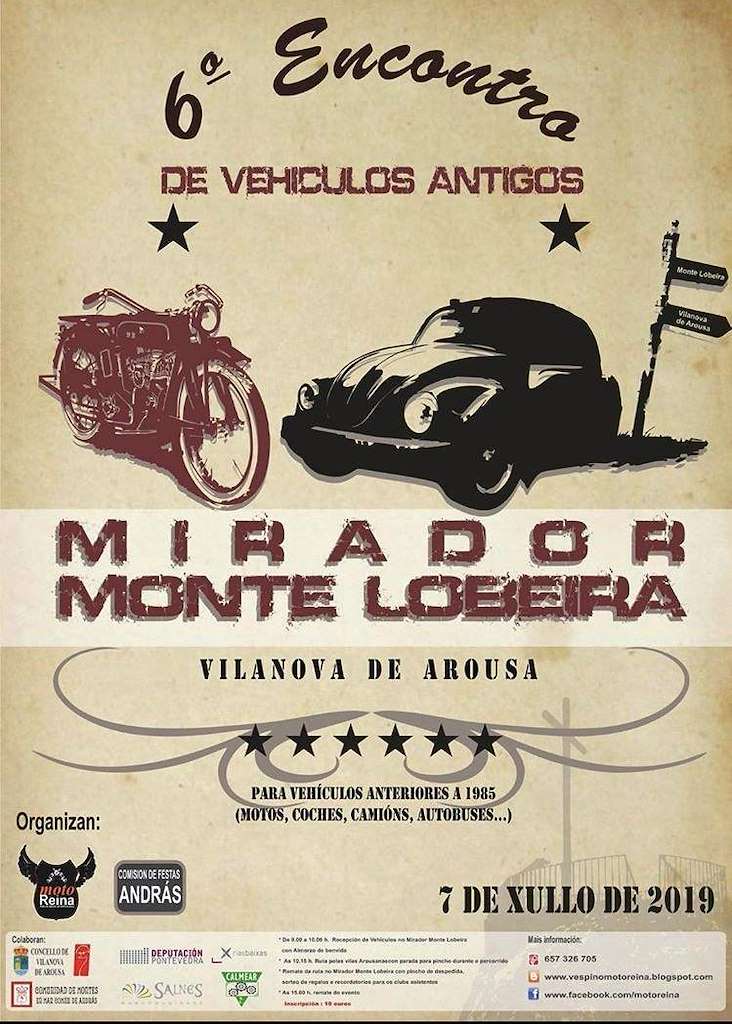 IX Encontro de Vehículos Antigos de Monte Lobeira (2024) en Vilanova de Arousa