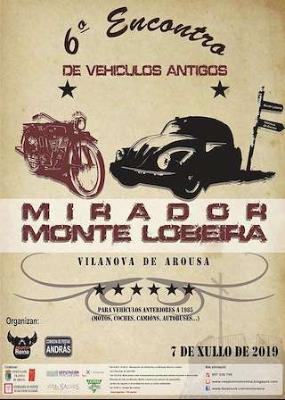 Fechas, información, programa, cartel, imágenes, mapa y ubicación de IX Encontro de Vehículos Antigos de Monte Lobeira (2024)  en  Vilanova de Arousa