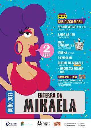 Fechas, información, programa, cartel, imágenes, mapa y ubicación de Enterro da Mikaela de Buño  en  Malpica de Bergantiños