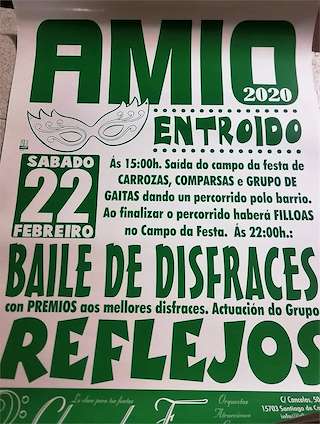 Entroido de Amio en Santiago de Compostela