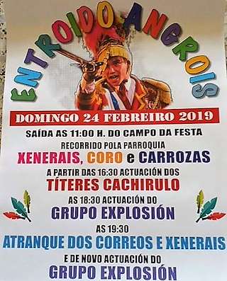 Entroido de Angrois en Santiago de Compostela