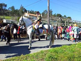 Entroido de O Eixo en Santiago de Compostela