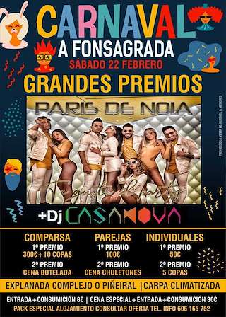 Fechas, información, programa, cartel, imágenes, mapa y ubicación de Entroido  en  A Fonsagrada