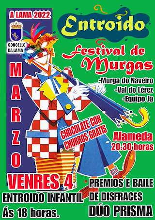 Fechas, información, programa, cartel, imágenes, mapa y ubicación de Entroido  en  A Lama