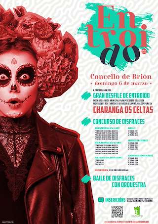 Fechas, información, programa, cartel, imágenes, mapa y ubicación de Entroido  en  Brión