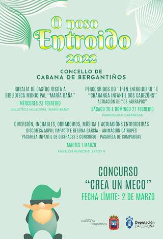 Fechas, información, programa, cartel, imágenes, mapa y ubicación de Entroido  en  Cabana de Bergantiños