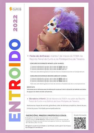 Fechas, información, programa, cartel, imágenes, mapa y ubicación de Entroido  en  Curtis