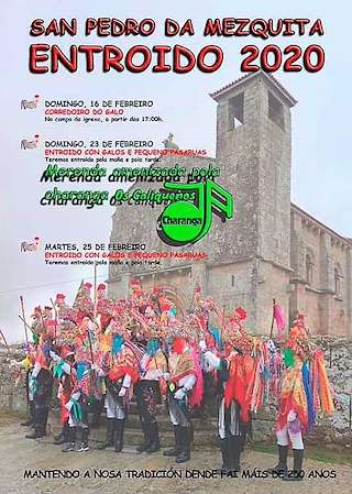 Fechas, información, programa, cartel, imágenes, mapa y ubicación de Entroido de A Mezquita  en  A Merca