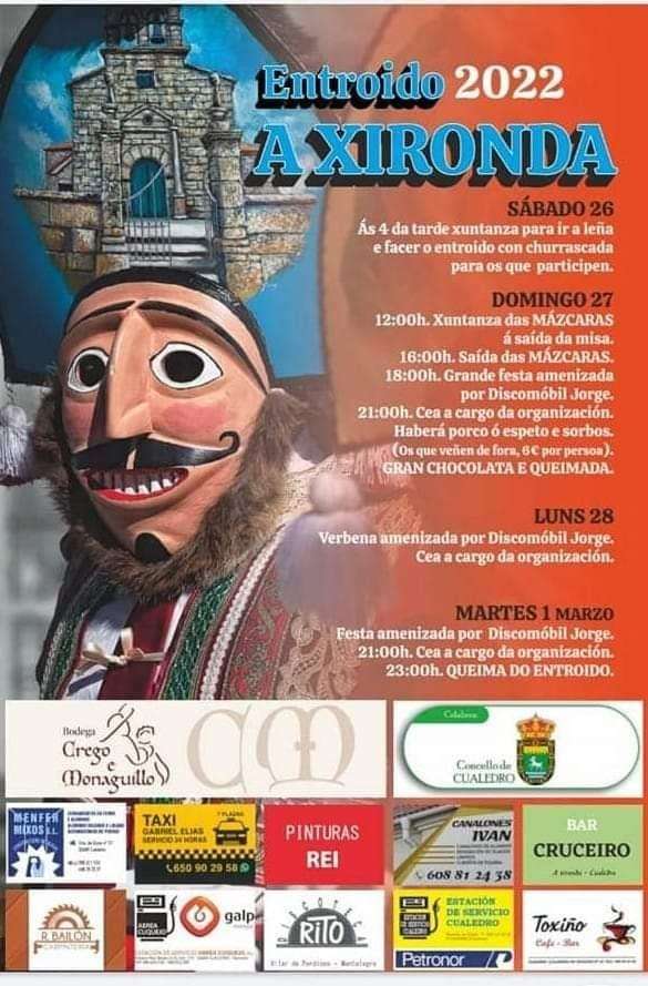 Entroido de A Xironda en Cualedro