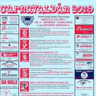 Fechas, información, programa, cartel, imágenes, mapa y ubicación de Entroido de Aldán  en  Cangas