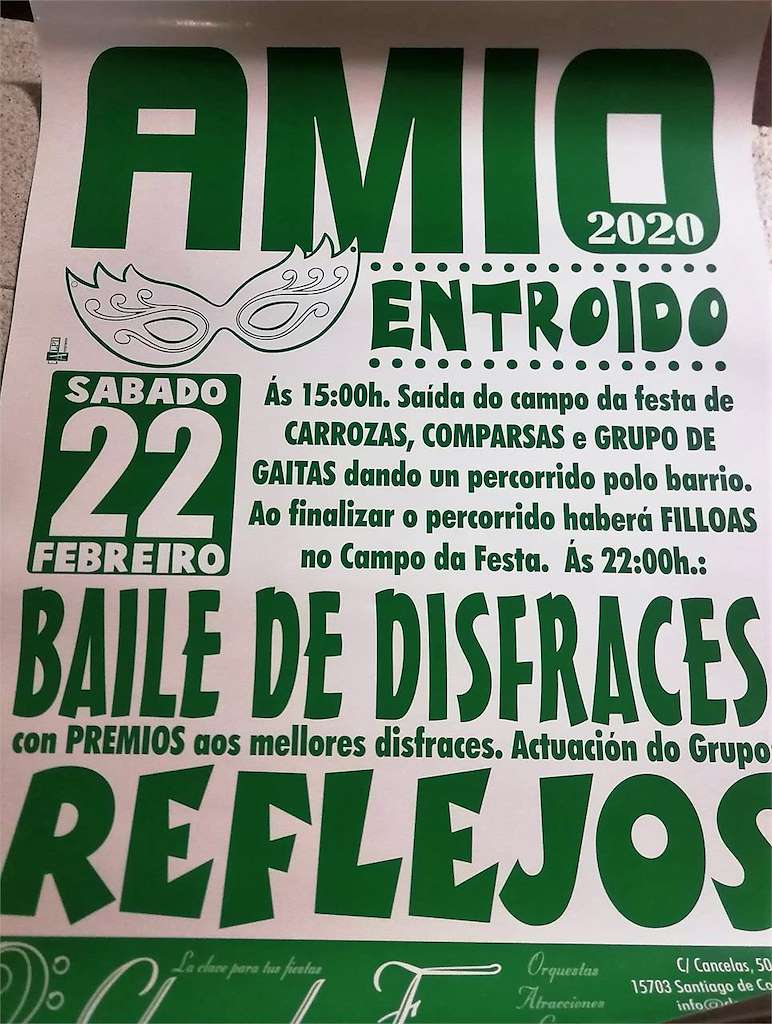Entroido de Amio  en Santiago de Compostela