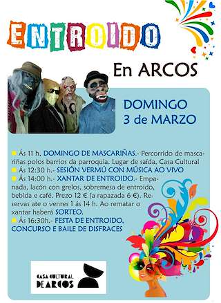 Fechas, información, programa, cartel, imágenes, mapa y ubicación de Entroido de Arcos  en  Ponteareas