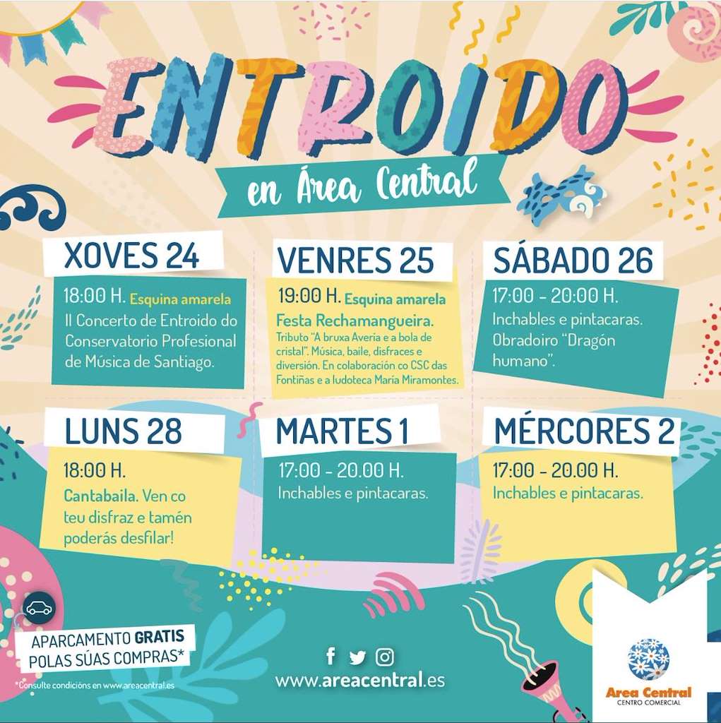 Entroido de Área Central en Santiago de Compostela
