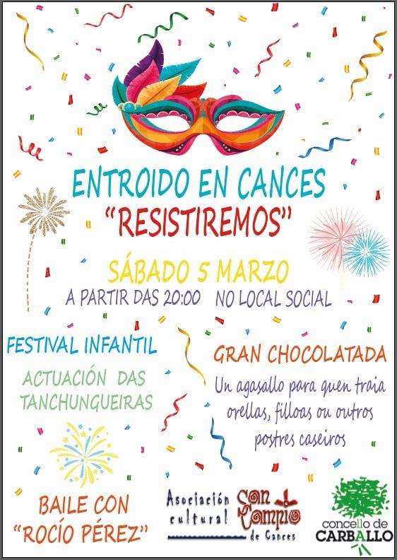 Entroido de Cances  en Carballo