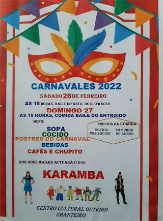 Fechas, información, programa, cartel, imágenes, mapa y ubicación de Entroido de Chanteiro  en  Ares