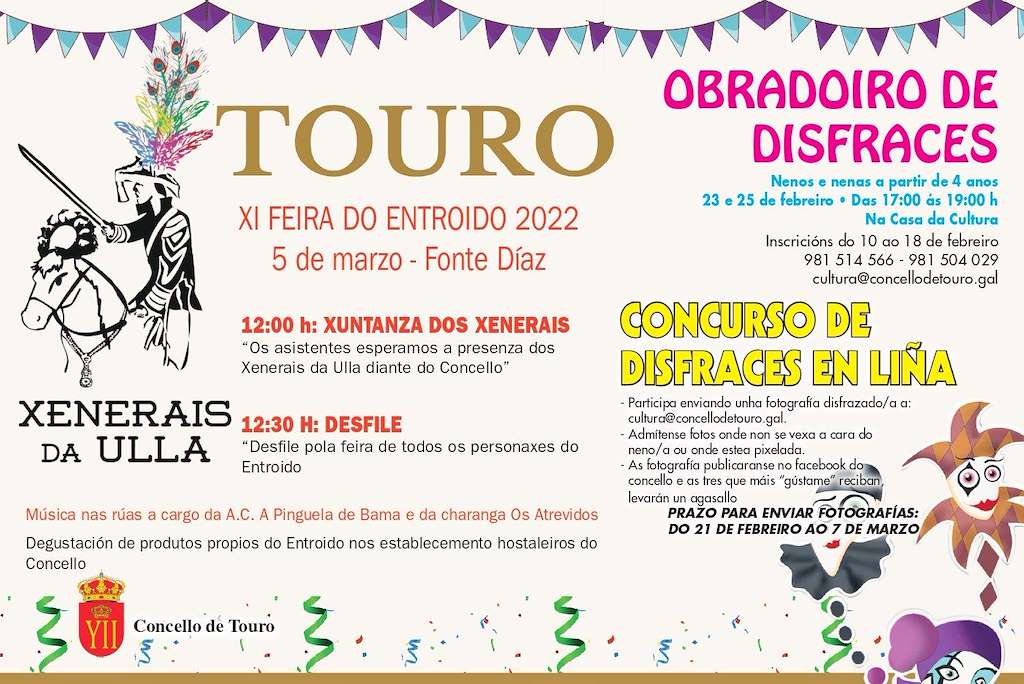 Entroido de Fonte Díaz en Touro