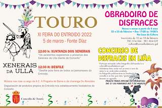 Fechas, información, programa, cartel, imágenes, mapa y ubicación de Entroido de Fonte Díaz  en  Touro