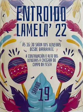 Fechas, información, programa, cartel, imágenes, mapa y ubicación de Entroido de Lamela  en  Silleda