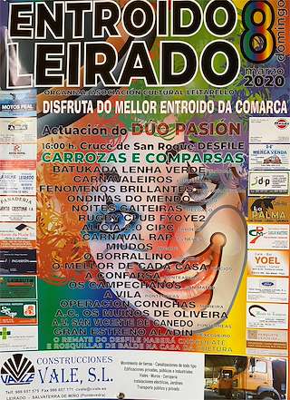 Fechas, información, programa, cartel, imágenes, mapa y ubicación de Entroido de Leirado   en  Salvaterra do Miño
