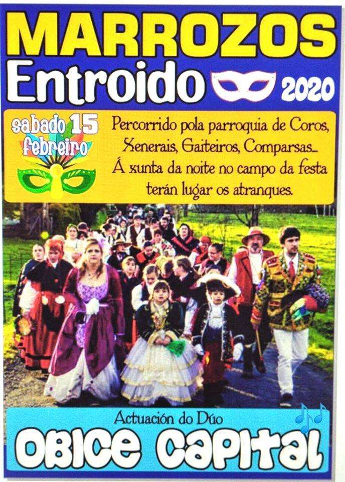 Entroido de Marrozos en Santiago de Compostela