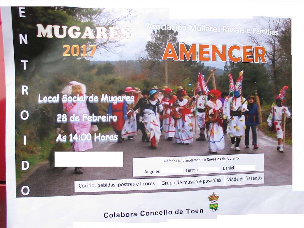 Entroido de Mugares en Toén