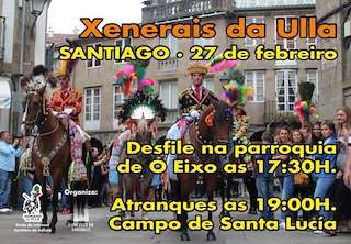 Fechas, información, programa, cartel, imágenes, mapa y ubicación de Entroido de O Eixo  en  Santiago de Compostela