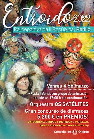 Fechas, información, programa, cartel, imágenes, mapa y ubicación de Entroido de Perillo  en  Oleiros