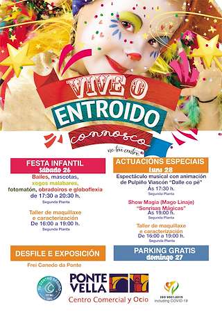 Fechas, información, programa, cartel, imágenes, mapa y ubicación de Entroido de Ponte Vella  en  Ourense