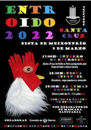 Fechas, información, programa, cartel, imágenes, mapa y ubicación de Entroido de Santa Cruz  en  Oleiros