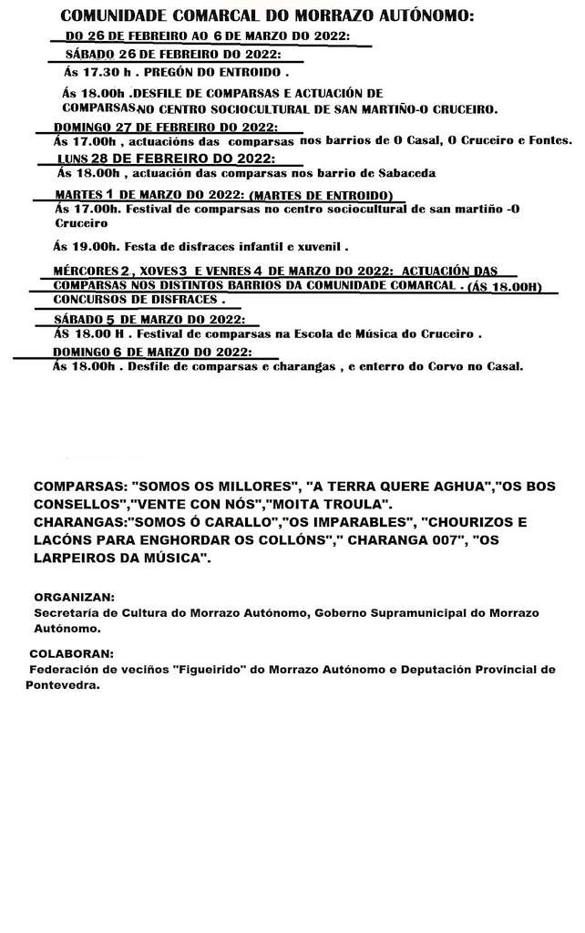 Entroido do Morrazo Autónomo en Moaña
