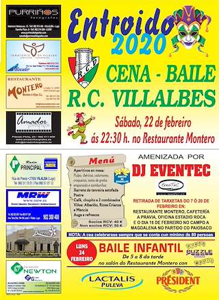 Fechas, información, programa, cartel, imágenes, mapa y ubicación de Entroido do Racing Club Villalbés  en  Vilalba