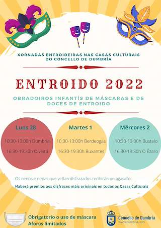 Fechas, información, programa, cartel, imágenes, mapa y ubicación de Entroido  en  Dumbría